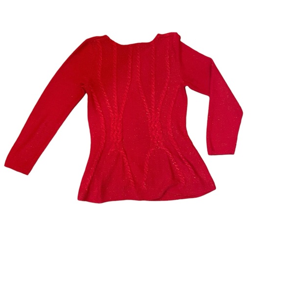 Women's Red Sweater - Picture 4 of 9